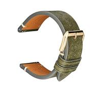 Watch Strap,Luxury Handmade Watch Strap Quick Release Accessories Bracelet 20mm 21mm 22mm Vintage Leather Watch Band Leisurely (Band Color : Cognac B Buckle, Band Width : 23mm)(Green G Buckle,20mm)