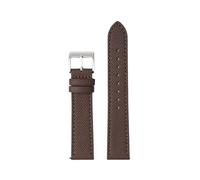 Watch straps,18mm/20mm/22mm Women Men Lizard Grain Calfskin Leather Watchband with Quick Release Spring Bar(Dark Brown-Silver,22mm)