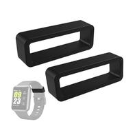 Watch the band Keeper, 2x Watch Strap Loop Band Clips - Reemplazo Watch Loops, Strap Keeper Retainer, for Women Men Kids Kids Kids, Fare riferimento alla descrizione, Silicona, Consulte la descripción