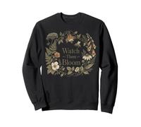 Watch Them Bloom Teacher Botanical Growth Wreath Sudadera