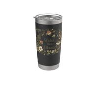 Watch Them Bloom Teacher Botanical Growth Wreath Vaso térmico de acero inoxidable de doble pared