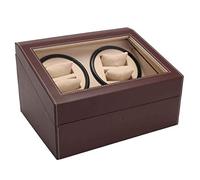 Watch Winders 4+6 Automatic Watch Winder Box PU Leather Watch Winding Winder Automatic Rotate Watch Winder Storage Watch Box Collection