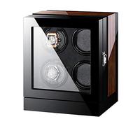 Watch Winders - 4-Slot Smart Winder Mechanical Watch Automatic Winding Box Led Light Touch Screen Luxury Watch Shaker Quiet Motor Storage Display Case Watch Winder Watch