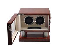 Watch Winders Automatic Watch Winder 4 Watches Winding Box Quiet Motor Anti-Magnetization 5 Rotation Modes Display Box Storage Organizer