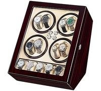 Watch Winders Box Automatic Watch Winder 8+5 Watch Winder Box Storage Piano Paint Exterior Silent Motor 4 Rotation Mode Accessories Display Box(Black - D)
