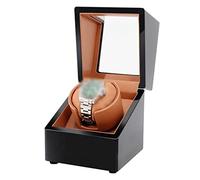 Watch Winders Box Watch Box Automatic Single Watch Winder with Durable Watches Case Watch Box 5 Rotation Mode Settings Watch Organizer Watch Winder Automatic Display Box(D)