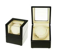 Watch Winders Box Watch Box Automatic Watch Winder Single Watches Case Watch Box 5 Rotation Mode Settings Watch Organizer Watch Winder Automatic Display Box(E)