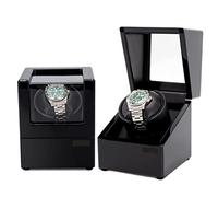 Watch Winders Box Watch Box Automatic Watch Winder Single Watches Case Watch Box 5 Rotation Mode Settings Watch Organizer Watch Winder Automatic Display Box(B)
