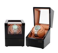 Watch Winders Box Watch Box Automatic Watch Winder Single Watches Case Watch Box 5 Rotation Mode Settings Watch Organizer Watch Winder Automatic Display Box(B)