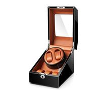 Watch Winders Box Watch Box Double Watch Winder 3 Soft Leather Watch Pillows Automatic Watches Winding Box Watch Case Watch Organizer Watch Winder Automatic Display Box(Red)