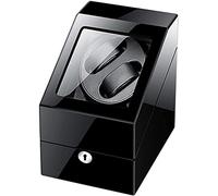 Watch Winders Box Watch Winder Box 2+3 Automatic Watch Winder with Key Quiet Motor Dual Power 4 Rotation Mode Accessories Display Box(Brown)
