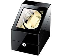 Watch Winders Box Watch Winder Box 2+3 Automatic Watch Winder with Key Quiet Motor Dual Power 4 Rotation Mode Accessories Display Box(White)
