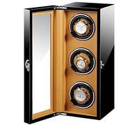 Watch Winders Box Watch Winder For Automatic Watch Dual Power Flexible Watch Pillow Black Piano Paint Exterior Quiet Motor Accessories, Display Box(White)