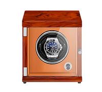 Watch Winders - Rechargeable Single Watch Shaker Mechanical Watch Winder Vertical Automatic Watch Winding Box with Light-Sensitive Led Light Watch Winder Watch Storage
