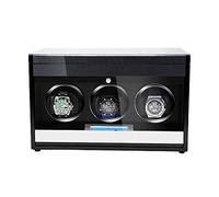 Watch Winders - Wooden Watch Storage Case Smart Watches Winder with Led Light Mechanical Watch Automatic Shaker with Access Control Watch Winding Box(4+6)