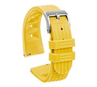 watchdives Correa de Reloj Goma para Reloj Waffle, Correas Reloj Silicona Suave, Correa 20mm 22mm de Repuesto Impermeable para Reloj de Buceo con Dos Bucles de fijación para Hombres y Mujeres