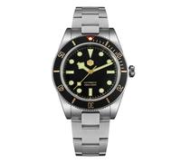 watchdives San Martin SN008GD BB58 - Reloj de buceo automático para hombre, 40 mm, NH35, reloj de buceo, 20 bares, resistente al agua, Sn008gd Black Yellow