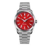 watchdives VH31 Reloj de Cuarzo, WD0006 Reloj de Pulsera de Acero Inoxidable 38mm Cristal de Zafiro Abombado Relojes de Lujo 100M Resistente al Agua