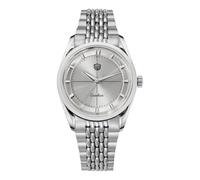 watchdives WD1954 Reloj clásico ártico de cuarzo, movimiento VH31, cristal Hardlex K1, cristal de zafiro con revestimiento AR, reloj para hombre resistente al agua 100 m, BGW9 luz azul C3 luz verde