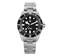 watchdives WD1969 Pro Relojes de buceo VH31 Sweep Second Reloj de cuarzo 38 mm Cristal de zafiro Reloj de lujo 200 m para hombre, Color negro.