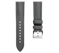 WatchGecko Atlas Sailcloth Correa Impermeable Para Reloj: Barras De Resorte De Liberación Rápida, Hebilla De Acero Inoxidable Cepillado, Duradera Y Cómoda. 18mm, Gris