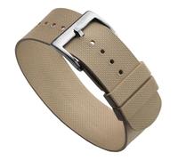 WatchGecko TidalPass British Military FKM - Correa de reloj de goma impermeable para hombre, versátil y elegante, se puede llevar de 2 maneras, 21mm, Caucho, No es una piedra preciosa