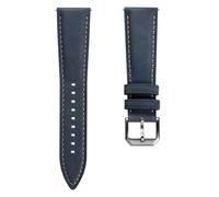 WatchGecko Whitby Heritage - Correa de reloj de piel de becerro de grano completo, cuenta con barras de resorte de liberación rápida y está disponible en varios colores, los tamaños incluyen 20 mm y