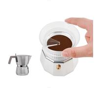 watchget Moka Pot - Embudo dosificador para cafetera expreso de 54 mm, herramienta de distribución italiana para cafetera Moka Express 3 tazas, transparente