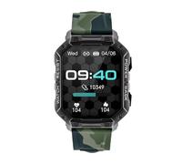 WATCHMARK Reloj Inteligente Ultra Verde Camo Militar Correa de Silicona Modos Deportivos Resistente Resistente IP67