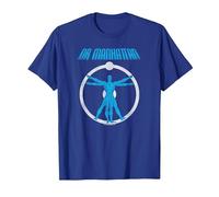 Watchmen Dr. Manhattan Anatomy Camiseta, Hombre, Azul Real, M