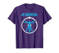 Watchmen Dr. Manhattan Anatomy Camiseta, Hombre, Morado, XL