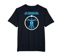 Watchmen Dr. Manhattan Anatomy Camiseta, Hombre Tallas Grandes, Negro, 3X Alto
