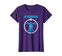 Watchmen Dr. Manhattan Anatomy Camiseta, Mujer, Morado, XL