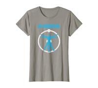 Watchmen Dr. Manhattan Anatomy Camiseta, Mujer, Pizarra, XL