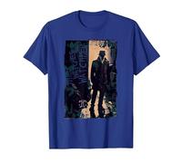 Watchmen Rorschach Light Camiseta, Hombre, Azul Real, XL