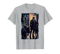 Watchmen Rorschach Light Camiseta, Hombre, Gris Jaspeado, 6XL