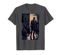 Watchmen Rorschach Light Camiseta, Hombre, Jaspeado Oscuro, XXL