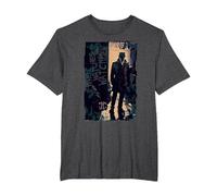 Watchmen Rorschach Light Camiseta, Hombre Tallas Grandes, Jaspeado Oscuro, 4X Alto