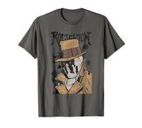 Watchmen Rorschach Splatter Camiseta, Hombre, Asfalto, M