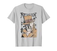 Watchmen Rorschach Splatter Camiseta, Hombre, Plata, M