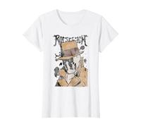 Watchmen Rorschach Splatter Camiseta, Mujer, Blanco, XXL