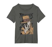 Watchmen Rorschach Splatter Camiseta, Mujer Tallas Grandes, Asfalto, 4XL Grande