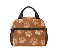 Watdotory Paw Prints - Lonchera infantil para niños