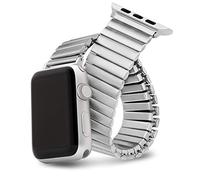 Watdpro Compatible con Apple Watch Band 42 mm/44 mm/38 mm/40 mm, acero inoxidable, banda elástica de expansión de metal para Apple Watch compatible con iWatch Series 5/4/3/2/1.