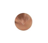 WATEFOER Collar Corazón para Mujer y Niña, Collar Colgante Corazón Chapado en Oro 18K, Colgante Corazon Abierto Ajustable Regalos de joyería para cumpleaños San Valentín Navidad