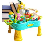 Water Activity Table Colorful Portable Adjustable Summer Toy