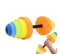 Water Aerobics Dumbbells for Pool Exercise | Ajustable EVA Foam Aquatic Barbell | Pesas para natación Fitness, entrenamiento de baja rehabilitación y fuerza | /