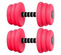 Water Aerobics Weights, 2-Piece Aquatic Exercise Dumbbells Trainer, Lightweight Floating Fitness Equipment for Swimming, Recovery, Pool Workouts for Women, Men, Adults, and Kids