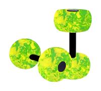 Water Aerobics Weights, 2 Pieces Pool Aerobics Dumbbells, EVA Foam Workout Equipment for Aqua Fitness, Body Sculpting, Swimming Classes, Home Use or Club Water Exercise