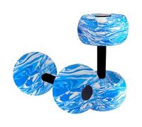 Water Aerobics Weights, 2 Pieces Pool Aerobics Dumbbells, EVA Foam Workout Equipment for Aqua Fitness, Body Sculpting, Swimming Classes, Home Use or Club Water Exercise